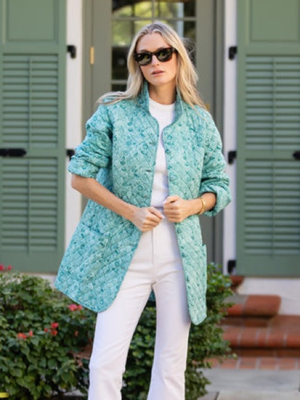 Julia Amory Teal Oversized Dakota
